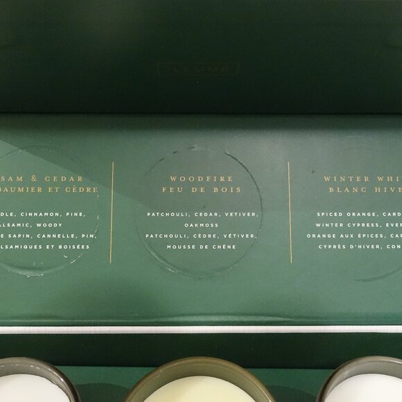 Illume Northern Woods Candle Gift Box Set of 3 Soy Candles - Picture 6 of 6
